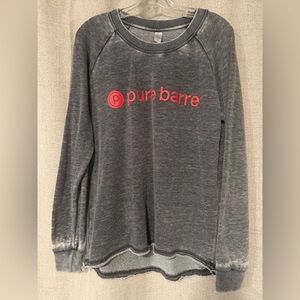 Pure Barre Charcoal Sweatshirt | L